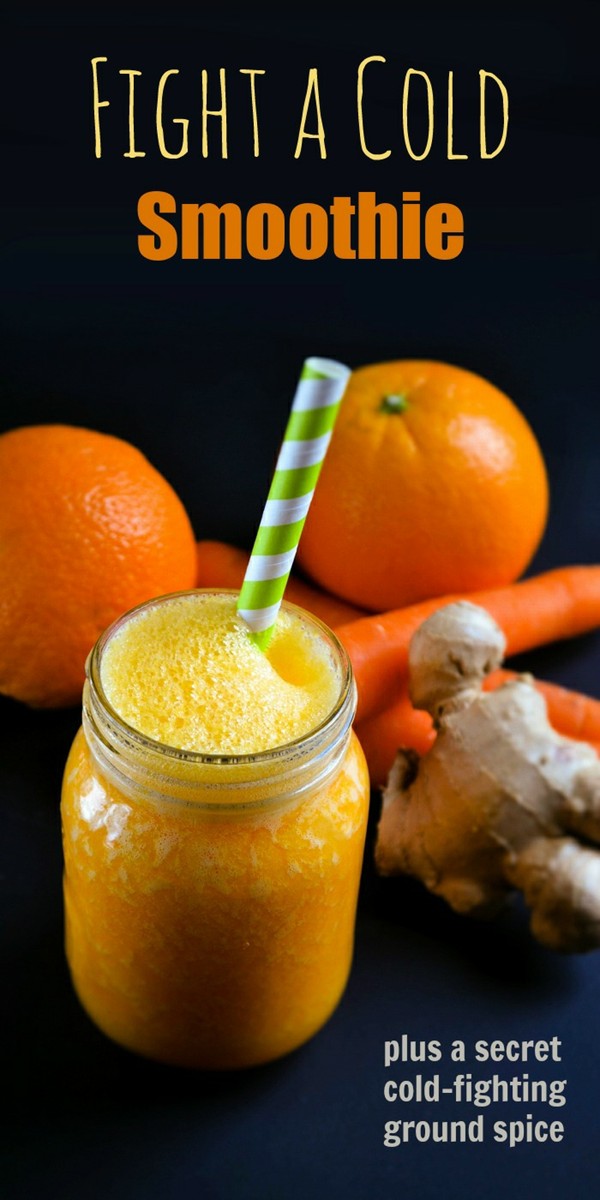 Fight a cold smoothie