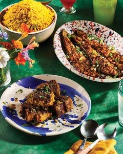 Fijian lamb barbecue