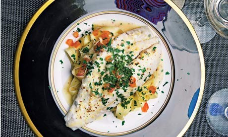Filets de turbot aux graines de moutarde
