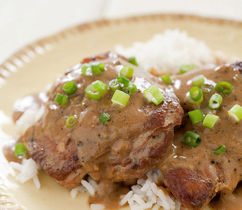 Filipino chicken adobo