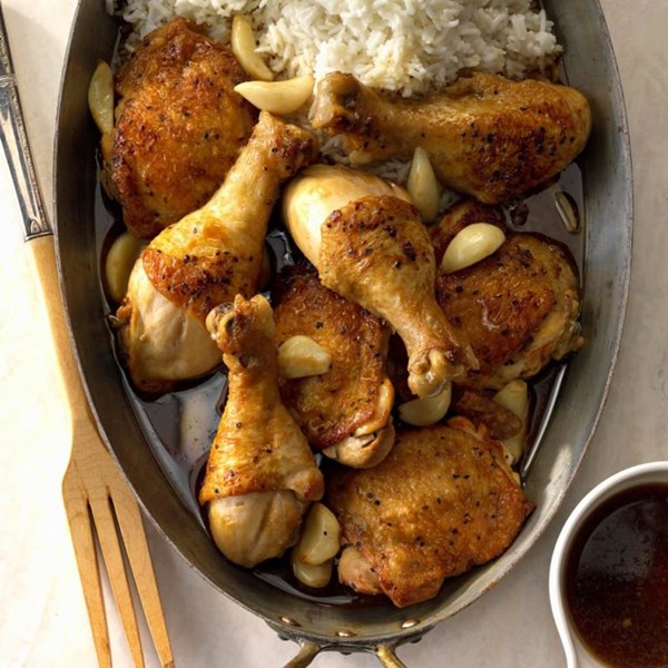 Filipino chicken adobo
