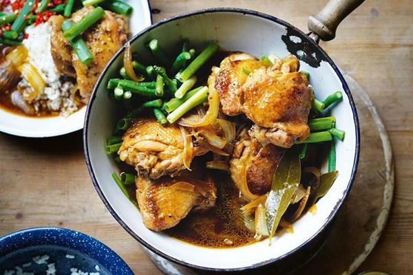 Filipino chicken adobo
