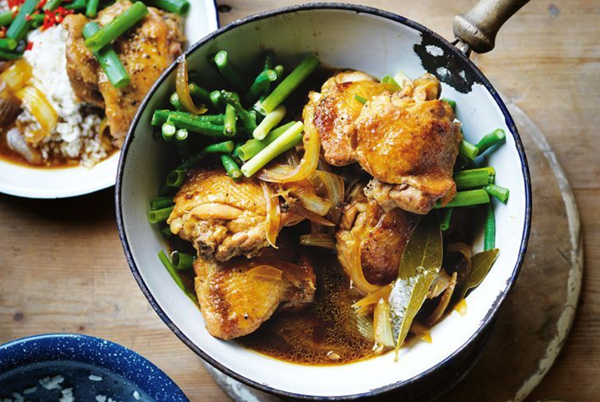 Filipino chicken adobo