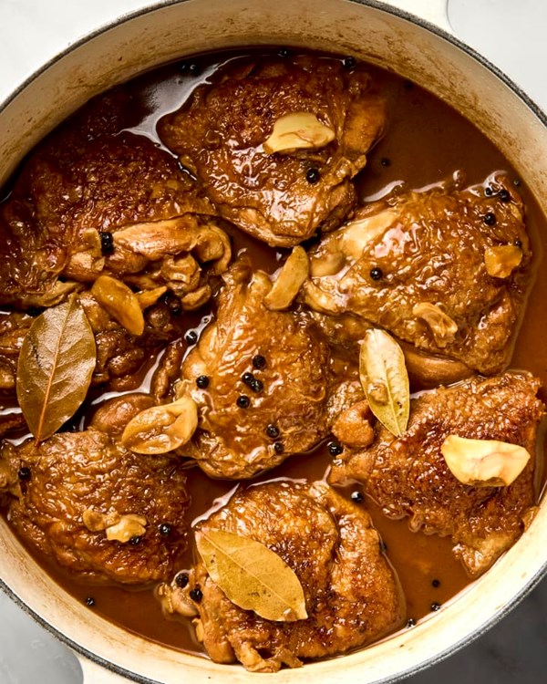 Filipino chicken adobo 