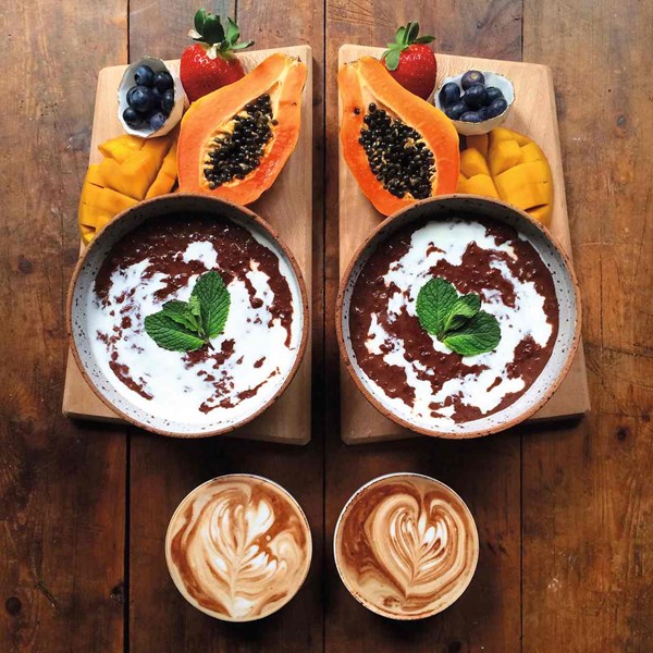 Filipino chocolate rice (Champorado)