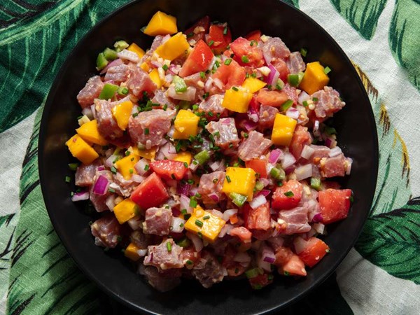 Filipino-style marinated fish (Kinilaw)