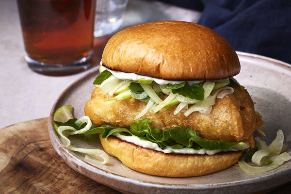 Fillet o' fish shop sandwich [Peter Hogan]