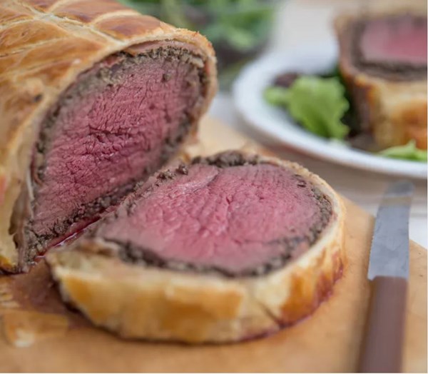 Fillet of beef Wellington