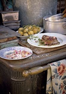 Fillet with rose salt