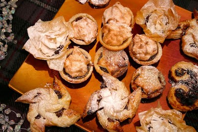 Filo pastry mince pies