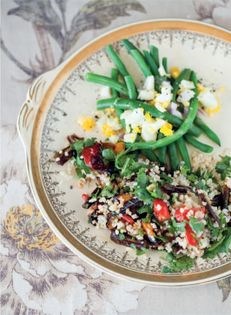 Fine bean salad