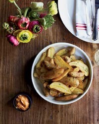 Fingerling papas bravas with smoky aioli