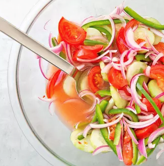 Fire and ice salad
