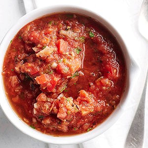 Fire-roasted tomato salsa