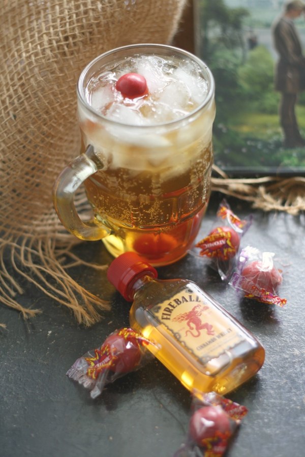 Fire swamp fireball cocktail