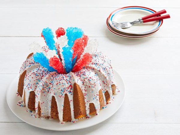 Fireworks bundt cake