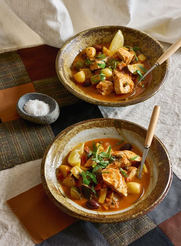 Fish & tomato stew