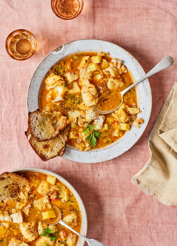 Fish and potato stew (Suquet)
