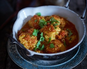 Fish balls in masala (Fish kofte)