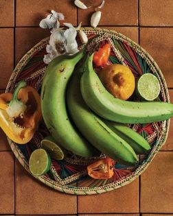 Fish, cassava, green banana, and coconut stew (M'tsolola)