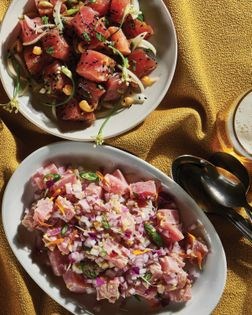 Fish ceviche with ginger and vinegar (Kinilaw na isda)