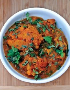 Fish curry with fenugreek