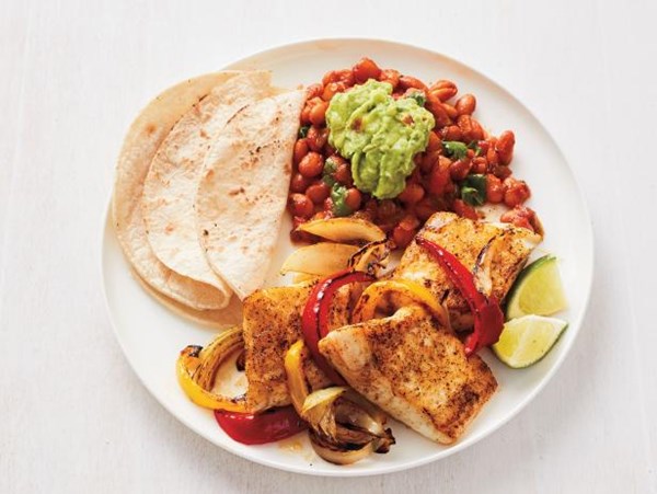 Fish fajitas 