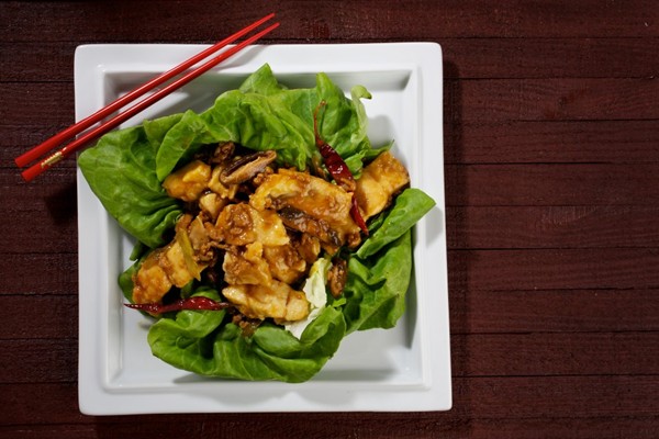 Fish fillets in spicy vinegar sauce, Beijing style