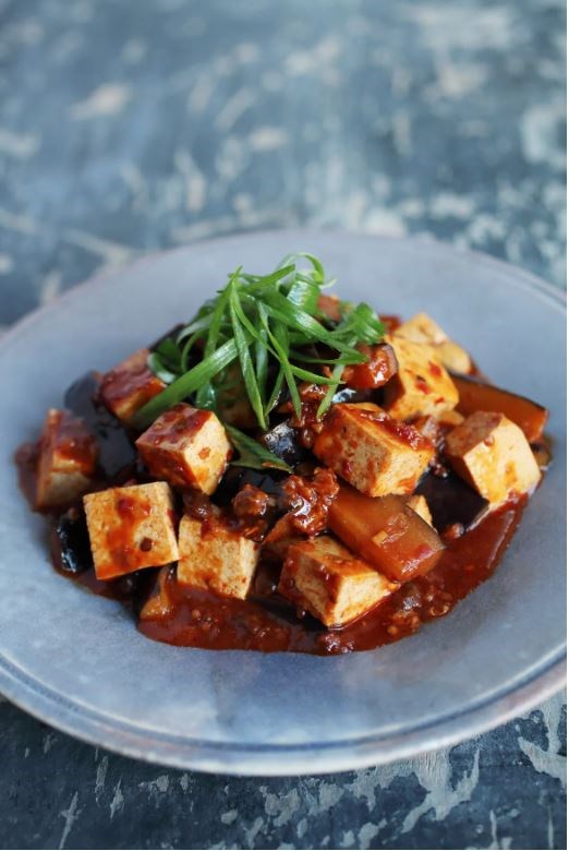 Fish-fragrant eggplant with tofu