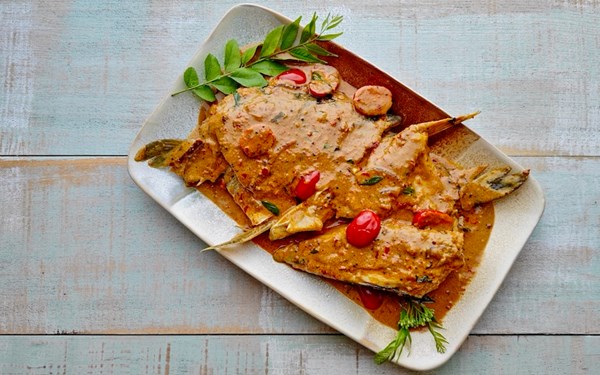 Fish head curry 