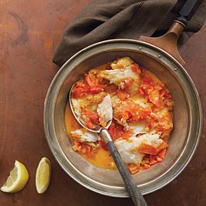 Fish in coconut curry