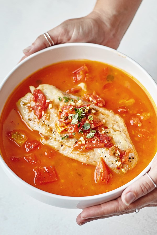 Fish in crazy water (acqua pazza)