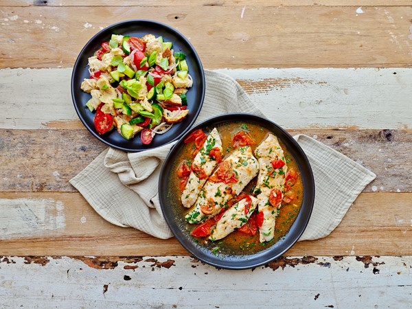 Fish in ‘crazy water’ (Pesce all’acqua pazza)