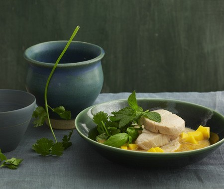 Fish in curry mango sauce [Michelle Bernstein]