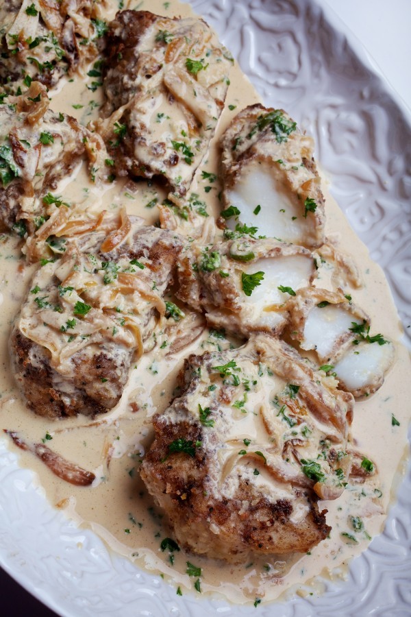 Fish in tahina sauce (Samak bi t'hina)