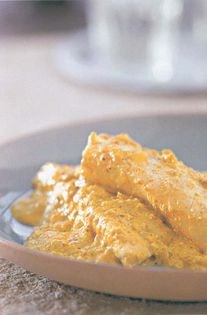 Fish in yogurt sauce