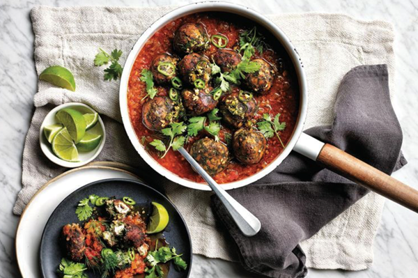 Fish koftas in tomato and cardamom sauce