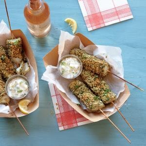 Fish on a stick