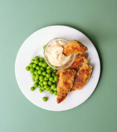 Fish or chicken goujons