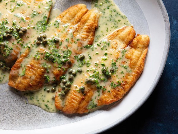 Fish piccata