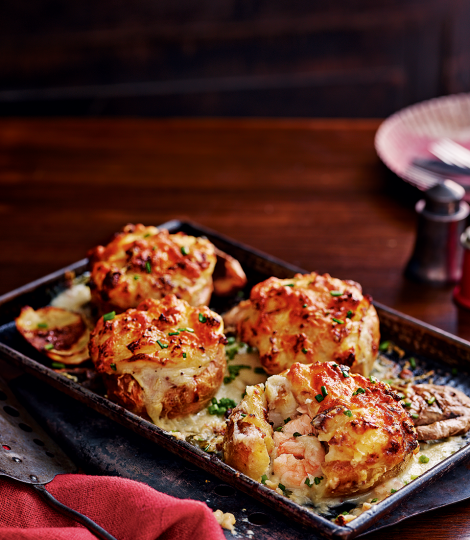 Fish pie jackets