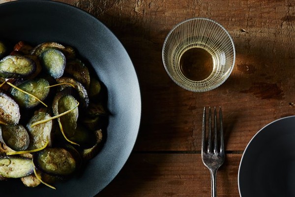 Fish sauce-simmered eggplant (Nasu no kaiyaki)