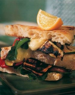 Fish steak sandwich