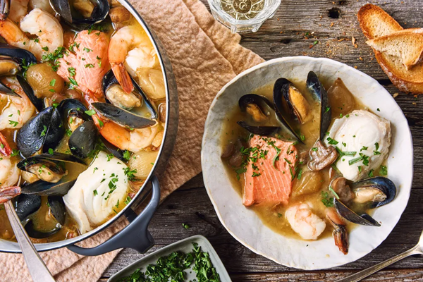 Fish stew (Matelote de poissons)