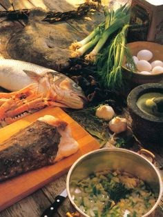 Fish stew with fennel aioli