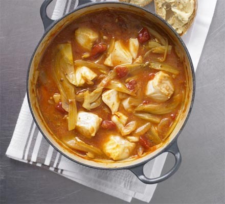 Fish stew with fennel and orange