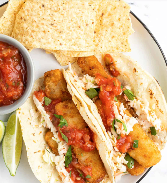 Fish stick tacos