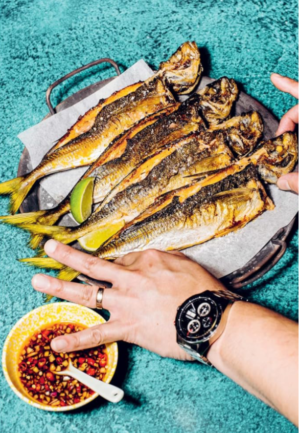Fish stuffed with sambal