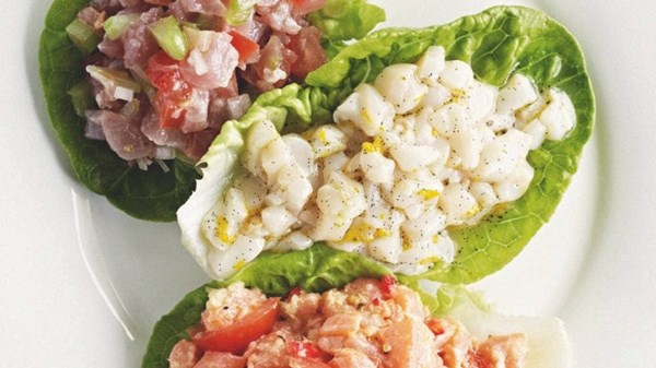 Fish tartare à trois