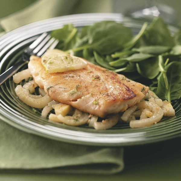 Fish with fennel